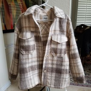 ZARA Plaid Overshirt